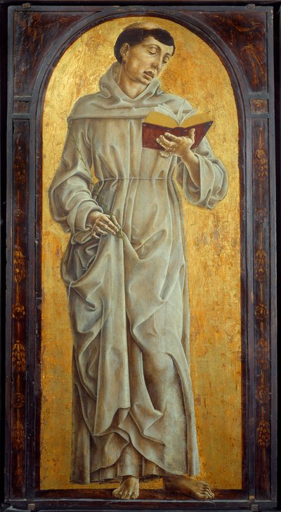 Saint Anthony of Padua Reading by Cosimo Tura