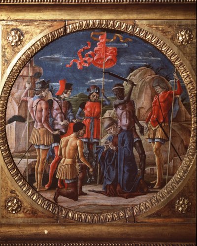 The martyrdom of St. Maurelio of Edessa by Cosimo Tura