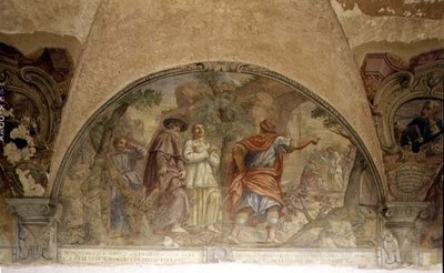 St. Dominic Converting a Heretic (lunette) by Cosimo Ulivelli