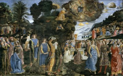 The Descent from Mount Sinai, 1481-1482 by Cosimo di Lorenzo Rosselli
