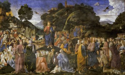 The Sermon on the Mount by Cosimo di Lorenzo Rosselli