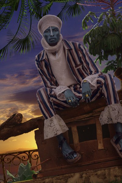 Blue Spirit Tropical Sunset by CosmoZach