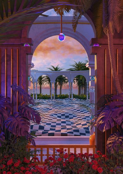 Exotic Archway Sunset by CosmoZach