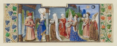 Philosophy Presents the Seven Liberal Arts to Boethius. Around 1460-1470 by Coëtivy Master