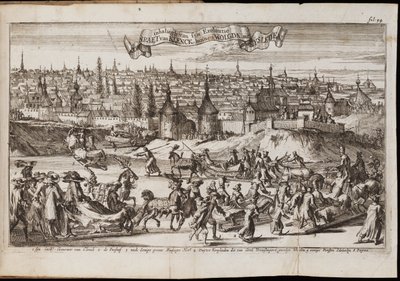 Vologda From: Historisch Verhael, of Beschryving van de Voyagie, 1677 by Coyet