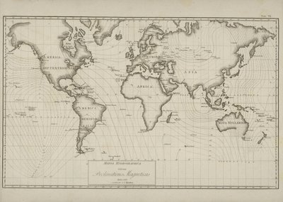 Illustration from the book Investigations on the Magnetism of the Earth by Hansteen, Christopher and published by C. Hansteen (Christiania, 1819) by Creator