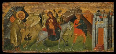 The Flight into Egypt by Cretan School