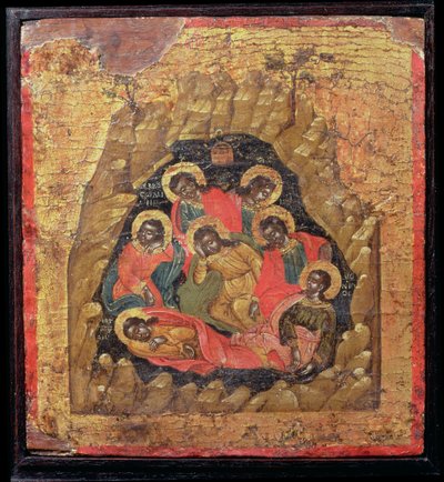 The Seven Sleepers of Ephesus by Cretan School