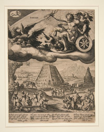 Jupiter, from the series Seven Planets by Crispijn de Passe the Elder
