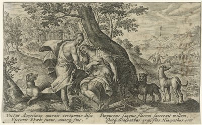 Apollo and Hyacinthus by Crispijn van de Passe (I)