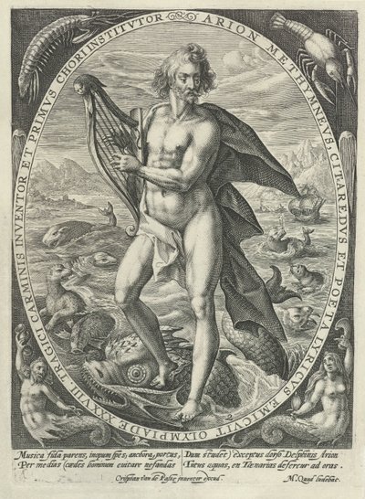 Arion: The Element Water by Crispijn van de Passe (I)
