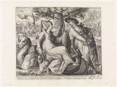 Asia (The Four Continents) by Crispijn van de Passe (I)