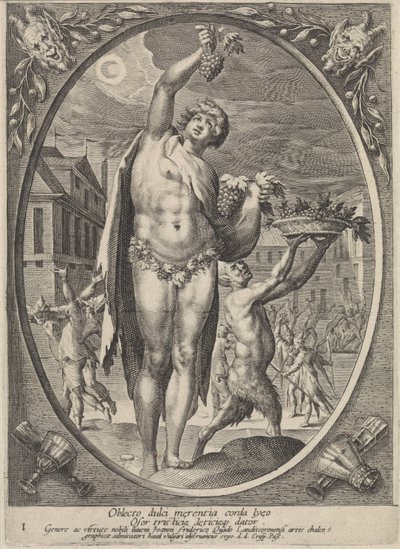 Bacchus by Crispijn van de Passe (I)
