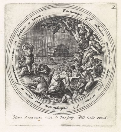 The Flood (History of Noah series) by Crispijn van de Passe (I)
