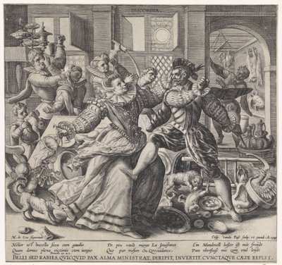 The Bad Household (title on object) by Crispijn van de Passe (I)