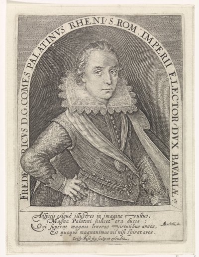 Portrait of Frederick V, Elector Palatine, King of Bohemia by Crispijn van de Passe (I)