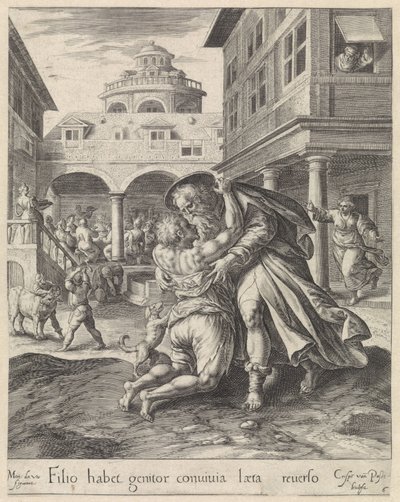 Return of the Prodigal Son by Crispijn van de Passe (I)