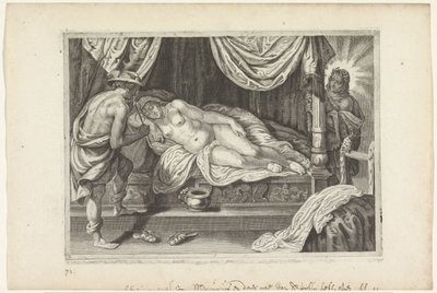 Apollo and Mercury Visit Chione (Metamorphoses of Ovid series) by Crispijn van de Passe (II)