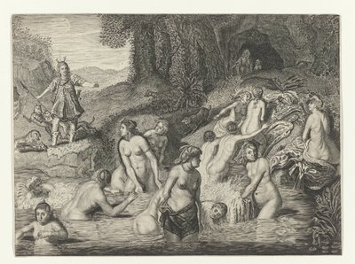 Diana Transforms Actaeon into a Stag by Crispijn van de Passe (II)
