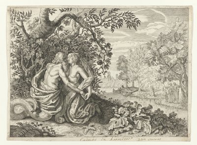 Harmonia and Cadmus (Metamorphoses of Ovid) by Crispijn van de Passe (II)