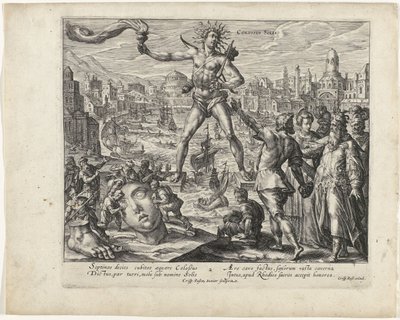 Colossus of Rhodes by Crispijn van de Passe (II)