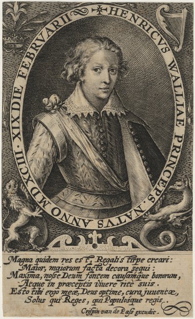 Henry Frederick, Prince of Wales by Crispijn van de Passe I