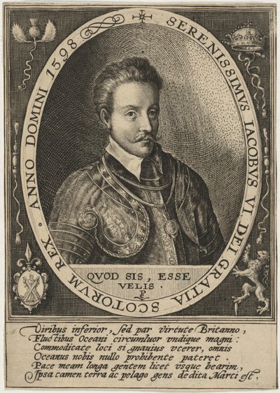 James I, as King of Scotland by Crispijn van de Passe I