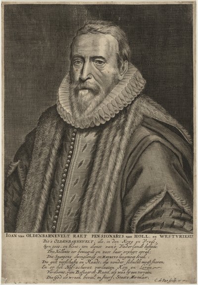 Johan van Oldenbarnevelt by Crispijn van de Passe I