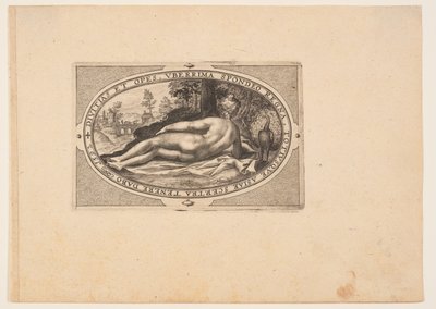 Juno, from Gods and Goddesses by Crispijn van de Passe I
