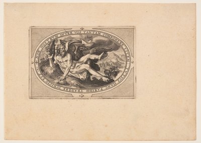 Jupiter, from Gods and Goddesses by Crispijn van de Passe I