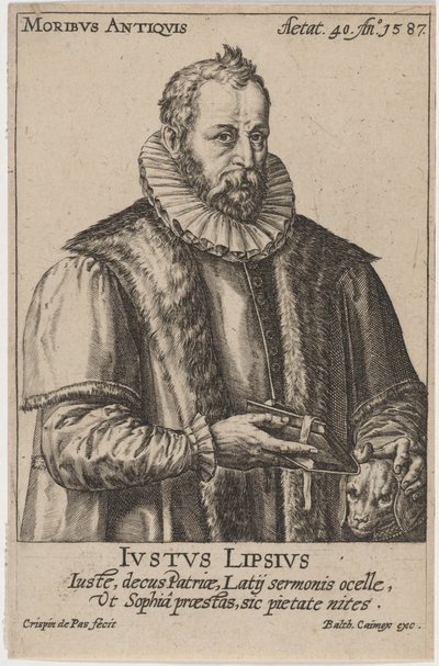 Justus Lipsius by Crispijn van de Passe I