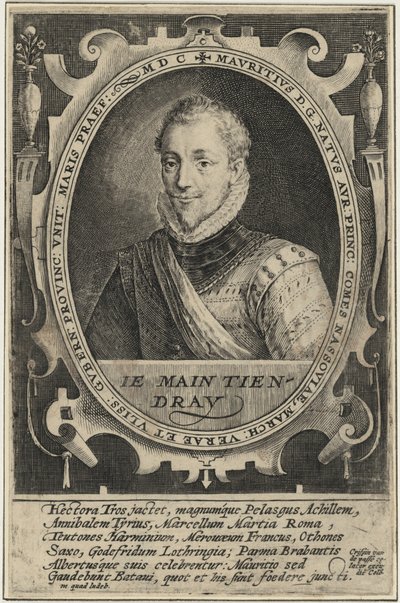 Maurice of Nassau, Prince of Orange by Crispijn van de Passe I
