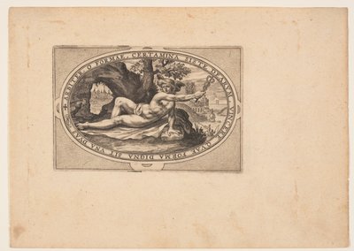 Mercury, from Gods and Goddesses by Crispijn van de Passe I