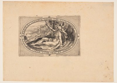 Minerva, from Gods and Goddesses by Crispijn van de Passe I