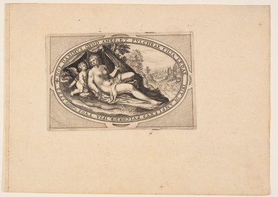 Venus, from Gods and Goddesses by Crispijn van de Passe I