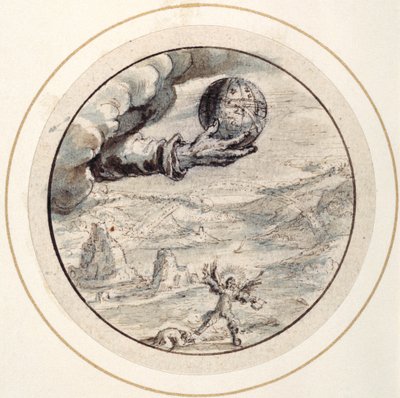 Hand with Celestial Sphere, early 17th century by Crispin I de Passe