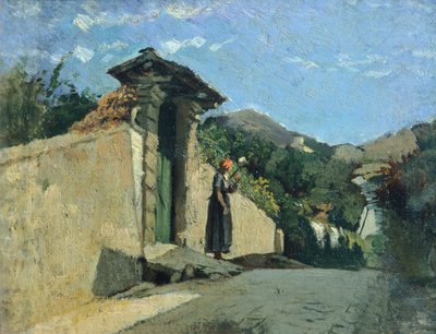 Study of landscape by Cristiano Banti