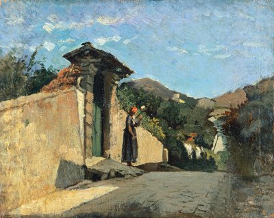 Study of landscape by Cristiano Banti