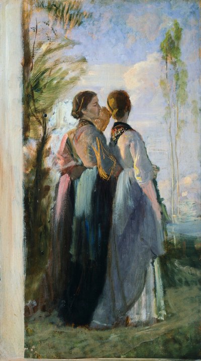 Three Peasant Women by Cristiano Banti