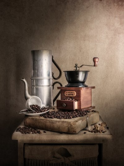 Vintage Coffee Still Life by Cristiano Giani