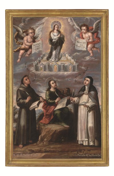 The Mystical City of God, c.1700 by Cristobal de (workshop of) Villalpando