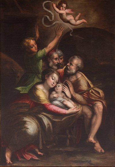 The Adoration of the Christ Child by Cristofano Gherardi