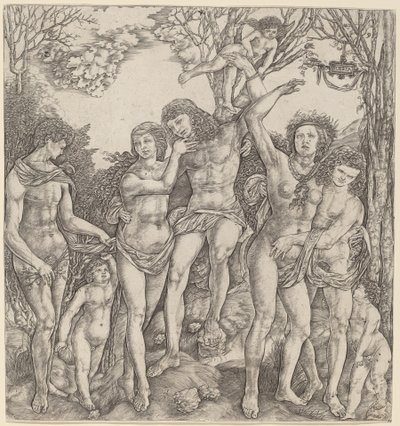 Allegory of Carnal Love by Cristofano Robetta
