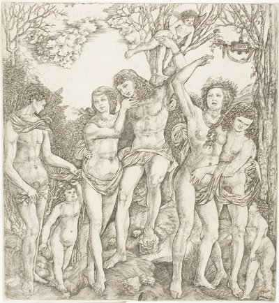 Allegory of Carnal Love by Cristofano Robetta