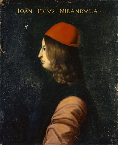 Portrait of Giovanni Pico della Mirandola by Cristofano dell Altissimo