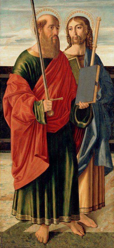St. Paul and St. James the Elder by Cristoforo Caselli