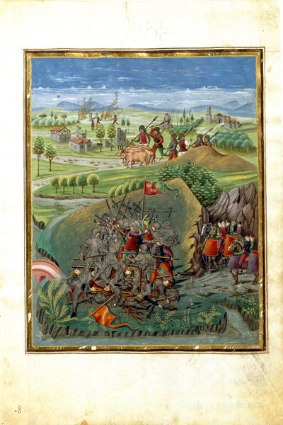 Influence of the Planet Mars: War Scene by Cristoforo De Predis
