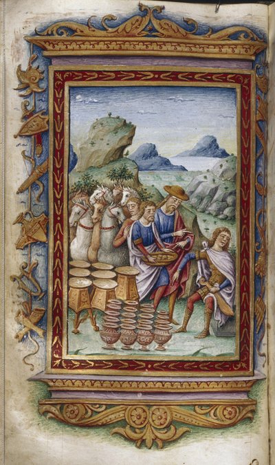 Achilles Refusing Gifts (Illustration for The Heroides by Ovid) by Cristoforo Majorana