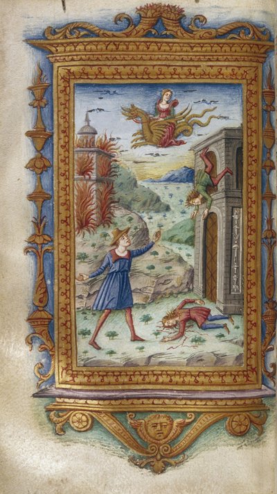 Death of the sons of Medea. Illustration for The Heroides by Ovid by Cristoforo Majorana