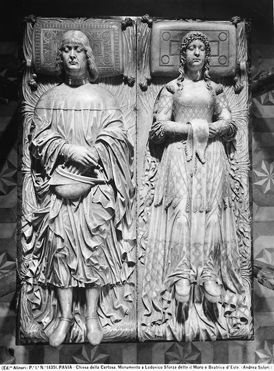 Funerary Tablet of Ludovico Sforza and Beatrice d